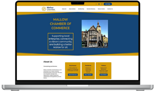 Web Design Portfolio - Mallow Chamber of Commerce