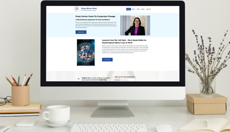 Simply Better Mind WordPress website
